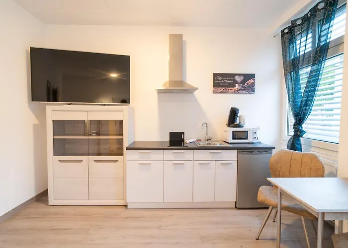 Apartmán Modernes Mit Kueche, Wlan & Gemeinschaftsbad