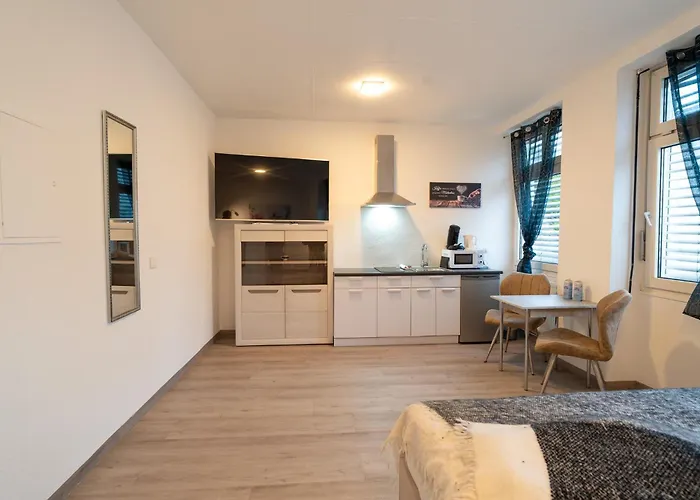Apartmán Modernes Mit Kueche, Wlan & Gemeinschaftsbad *